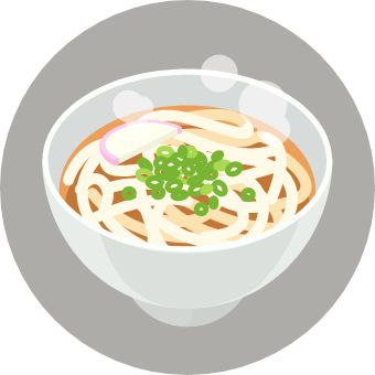 うどんのイラスト