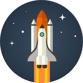 ロケットのイラスト