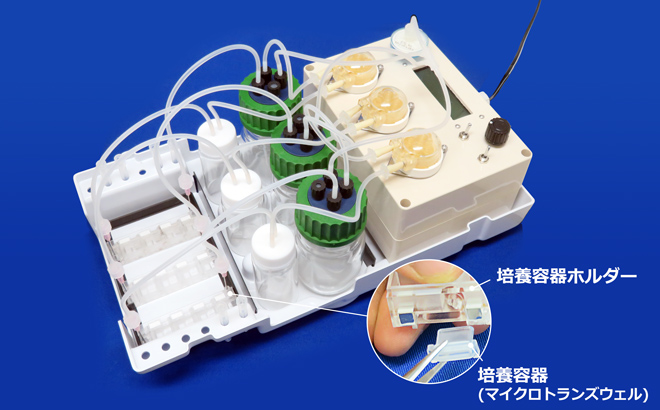 マイクロ3D灌流培養システム【開発中】【特許申請中】